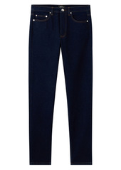 A.P.C. Middle Standard Slim Fit Jeans in Indigo at Nordstrom