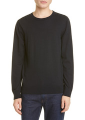A.P.C. Pull Julien Solid Crewneck Sweater in Black at Nordstrom