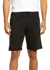A.P.C. Rene Fleece Shorts in Black at Nordstrom
