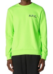 A.P.C. Sweat Michel Slim Fit Graphic Logo Sweatshirt