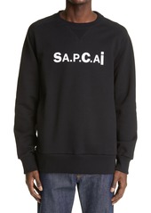 Men's A.p.c. X Sacai Tani Logo Sweatshirt