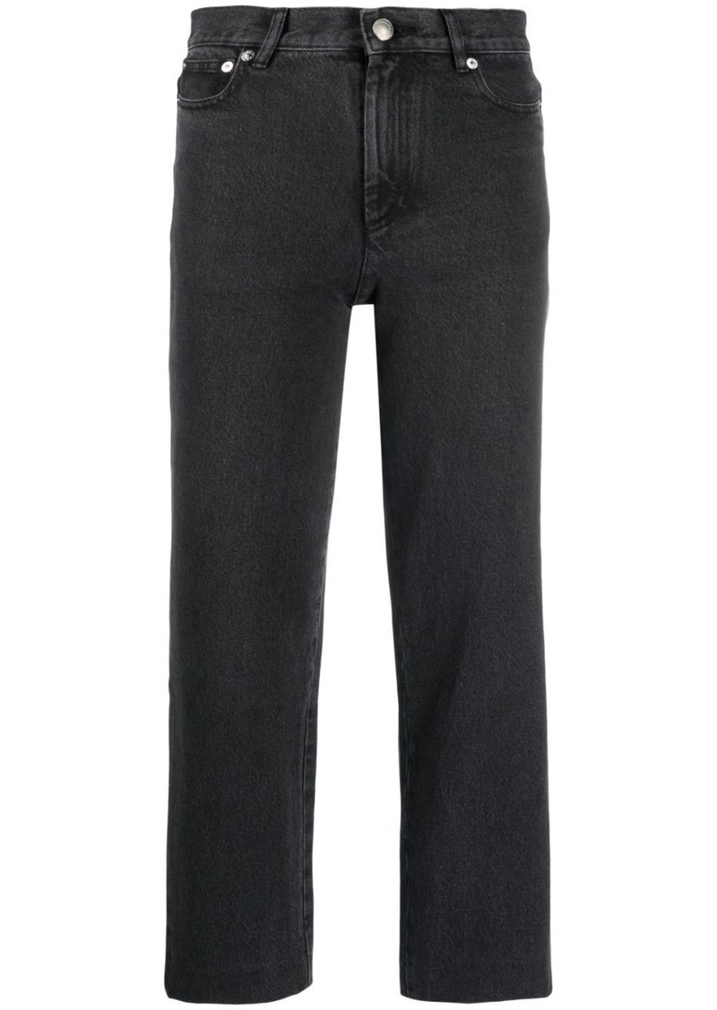 A.P.C. mid-rise cropped jeans