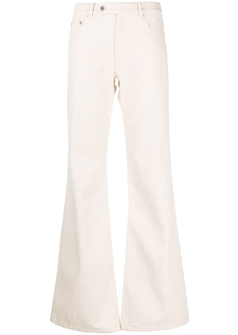 A.P.C. mid-rise flared jeans