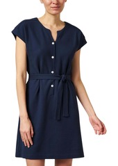 A.P.C. Nico Cotton Dress In Navy Blue