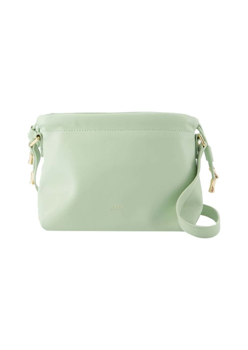 A.P.C. Ninon Mini Crossbody - A. P.C. - Synthetic Leather - Green