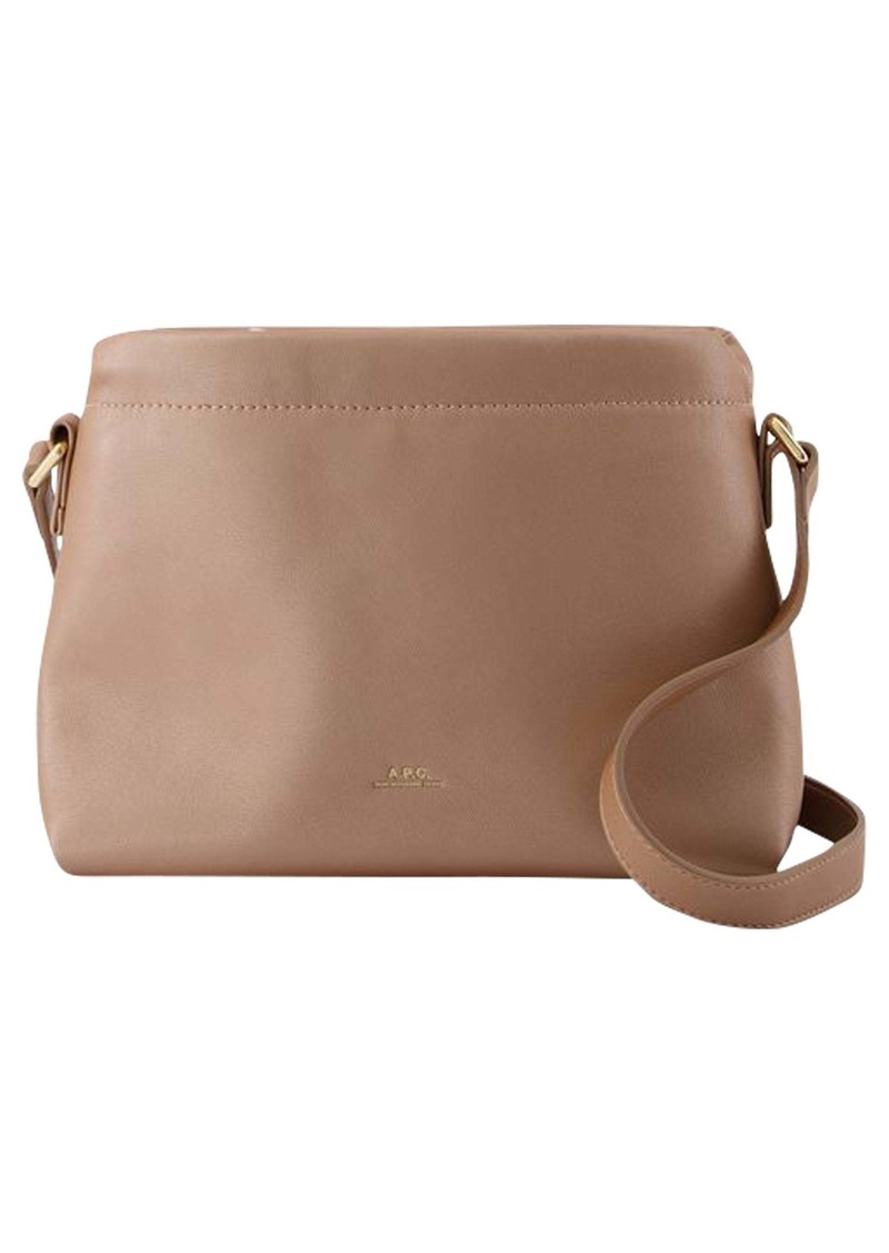 A.P.C. Ninon Mini Crossbody - A. P.C. - Synthetic Leather - Pink