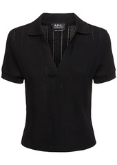 A.P.C. Ophelia Cotton Polo Top