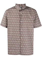 A.P.C. paisley-print short-sleeve shirt
