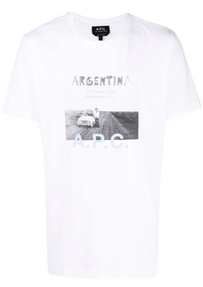 A.P.C. photo print T-shirt