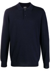 A.P.C. polo neck knitted sweater