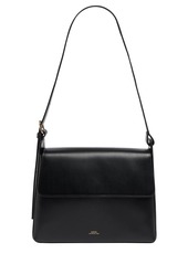 A.P.C. Sac Virginie Flap Leather Shoulder Bag