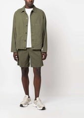 A.P.C. single-breasted cotton shirt jacket