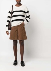 A.P.C. striped crew-neck jumper