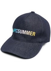 A.P.C. Summer logo baseball cap