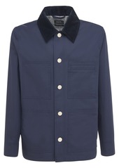 A.P.C. Velvet Collar Cotton Jacket
