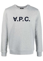 A.P.C. VPC logo-print cotton sweatshirt