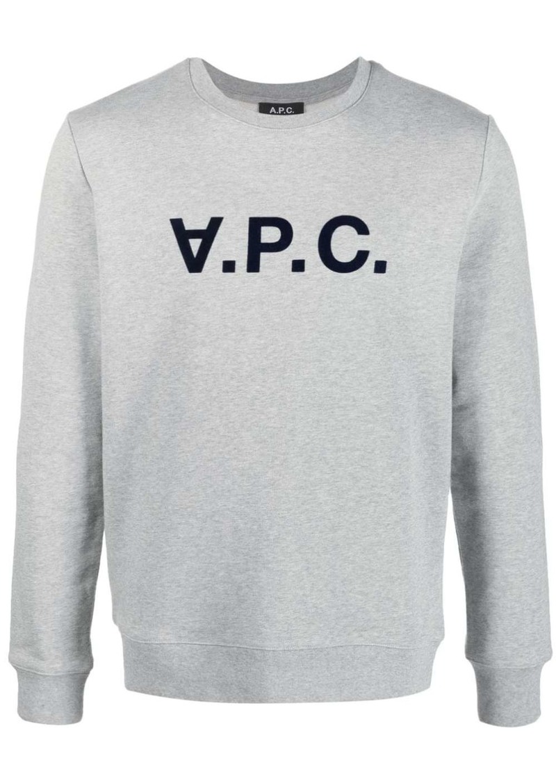 A.P.C. VPC logo-print cotton sweatshirt