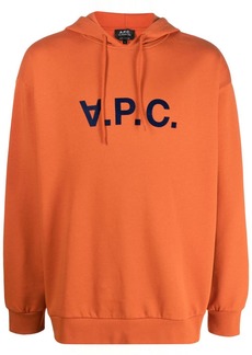 A.P.C. V.P.C. logo-print hoodie