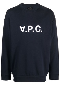A.P.C. V.P.C. logo-print organic-cotton T-shirt
