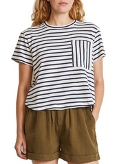 Apiece Apart Easy Stripe Pocket T-Shirt