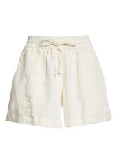 Apiece Apart Women's Trail Tie Waist Linen Shorts in Cream at Nordstrom