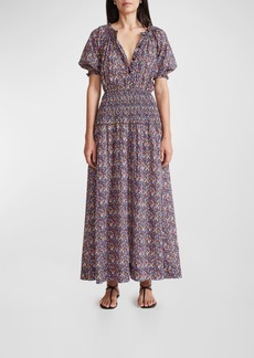 Apiece Apart Marca Floral-Print Midi Dress