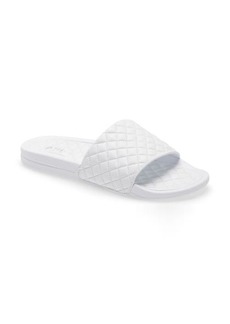 APL Athletic Propulsion Labs APL Lusso Quilted Slide Sandal in White at Nordstrom