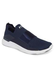 APL Athletic Propulsion Labs APL TechLoom Bliss Knit Running Shoe in Navy/White at Nordstrom