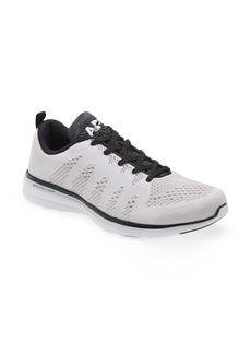 APL Athletic Propulsion Labs APL TechLoom Pro Knit Running Shoe in White/Black/Cosmic Grey at Nordstrom