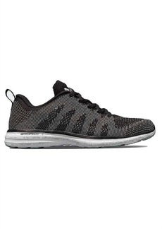 APL Athletic Propulsion Labs Men's Techloom Pro Running Shoes In Black/metallic Pearl/white