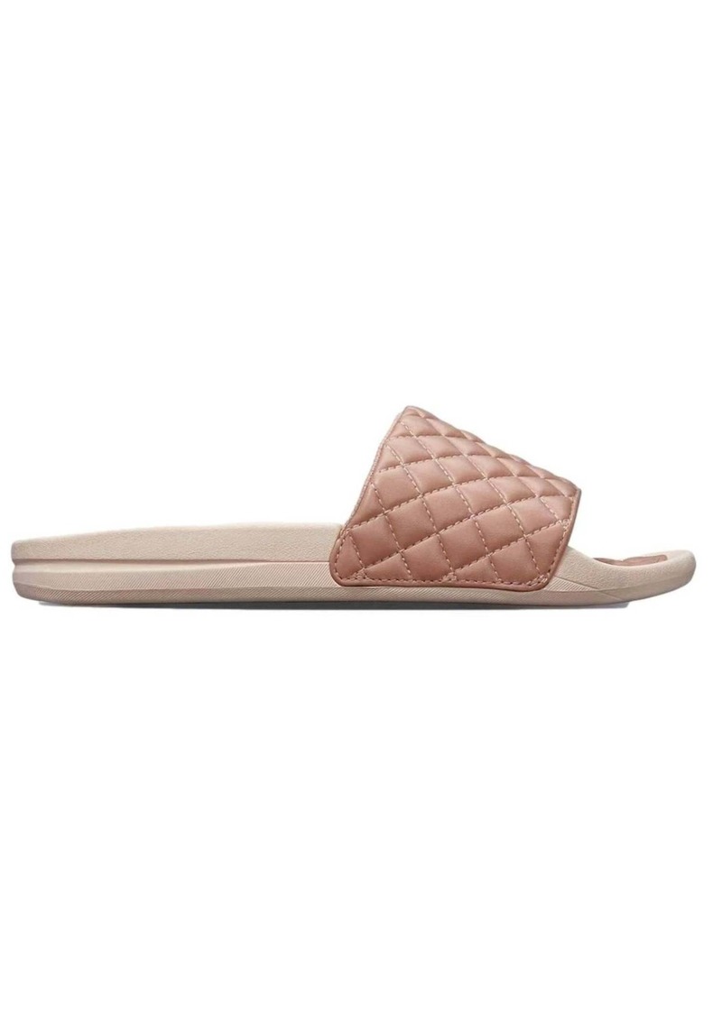 APL Athletic Propulsion Labs Women's Lusso Slide In Rose Dust/creme