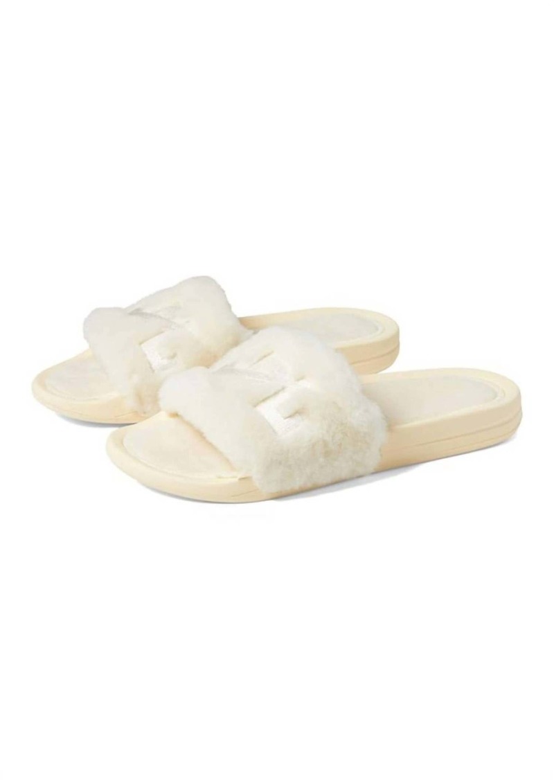 APL Athletic Propulsion Labs Women's Shearling Slide In Vanilla