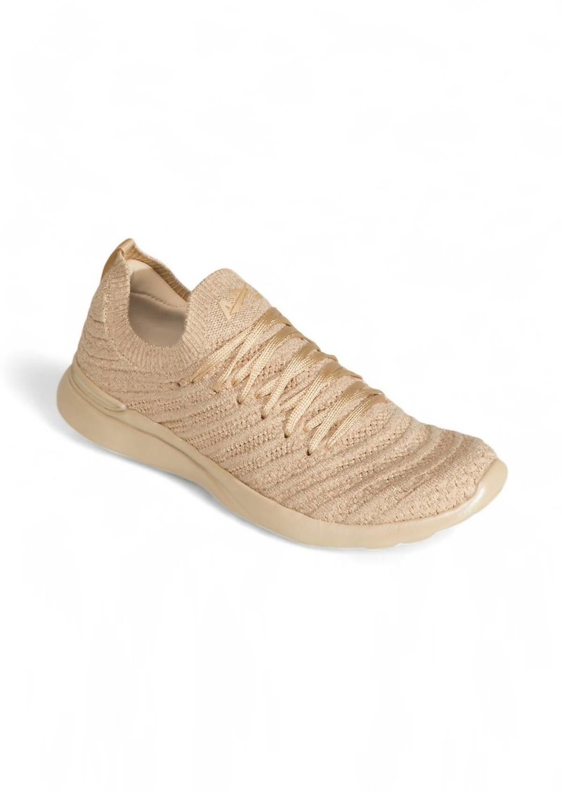 APL Athletic Propulsion Labs Women's Techloom Wave Sneaker In Champagne