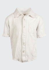 Appaman Boy's Beach Textured Cotton-Blend Shirt  Size 2-16