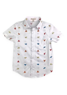 Appaman Kids' Day Party Cotton Button-Up Shirt