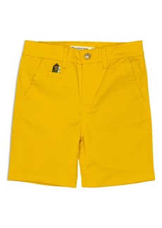 Appaman Kids' Harbor Stretch Cotton Twill Shorts in Marigold at Nordstrom