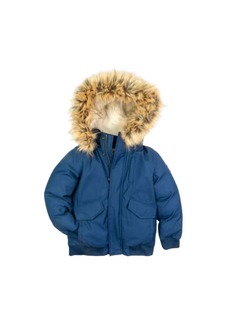 Appaman Boy's City Transit Coat In Classic Blue