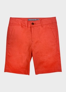 Appaman Boy's Linen-Cotton Trouser Shorts, Size 2-12