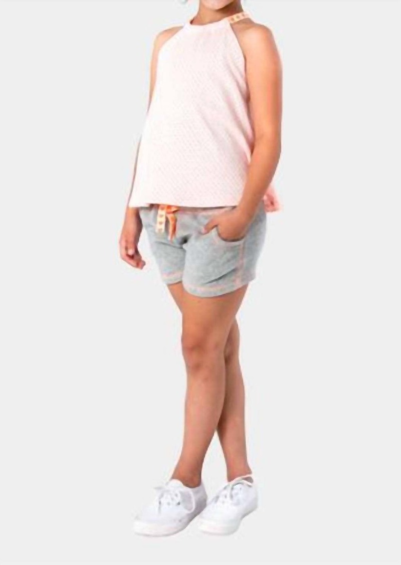 Appaman Kids Novelty Dots Shorts Sets In Grey