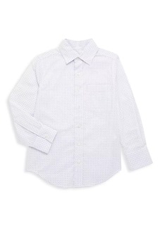Appaman Little Boy's & Boy's Diamond Motif Cotton Standard Shirt