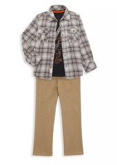 Appaman Little Boy's & Boy's Flannel Button-Down Shirt