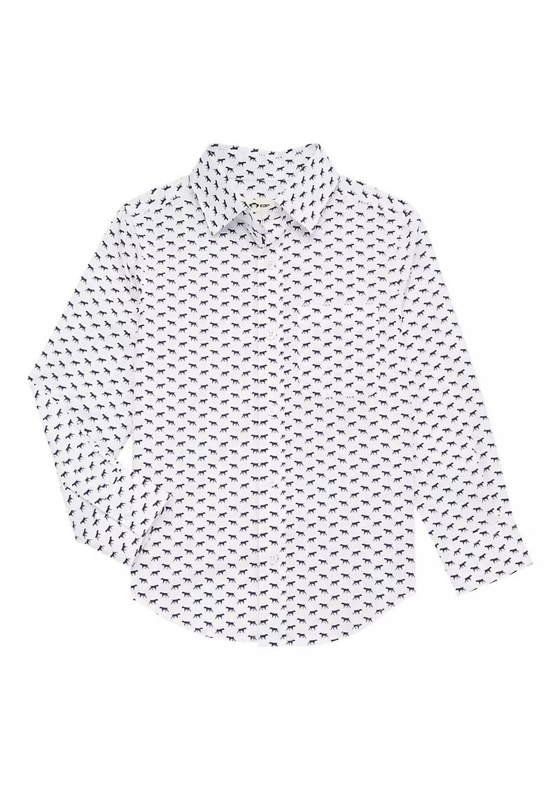 Appaman Little Boy's & Boy's Pindot Casual Cotton Button-Down Shirt