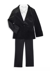 Appaman Little Boy's & Boy's Velvet Suit Blazer