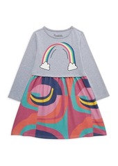 Appaman Little Girl's & Girl's Birdie Rainbow Twofer Dress