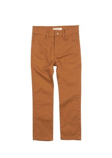 Appaman Skinny Twill Pants Jeans In Pecan Orange