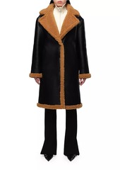 APPARIS Anei Faux-Leather & -Shearling Reversible Coat