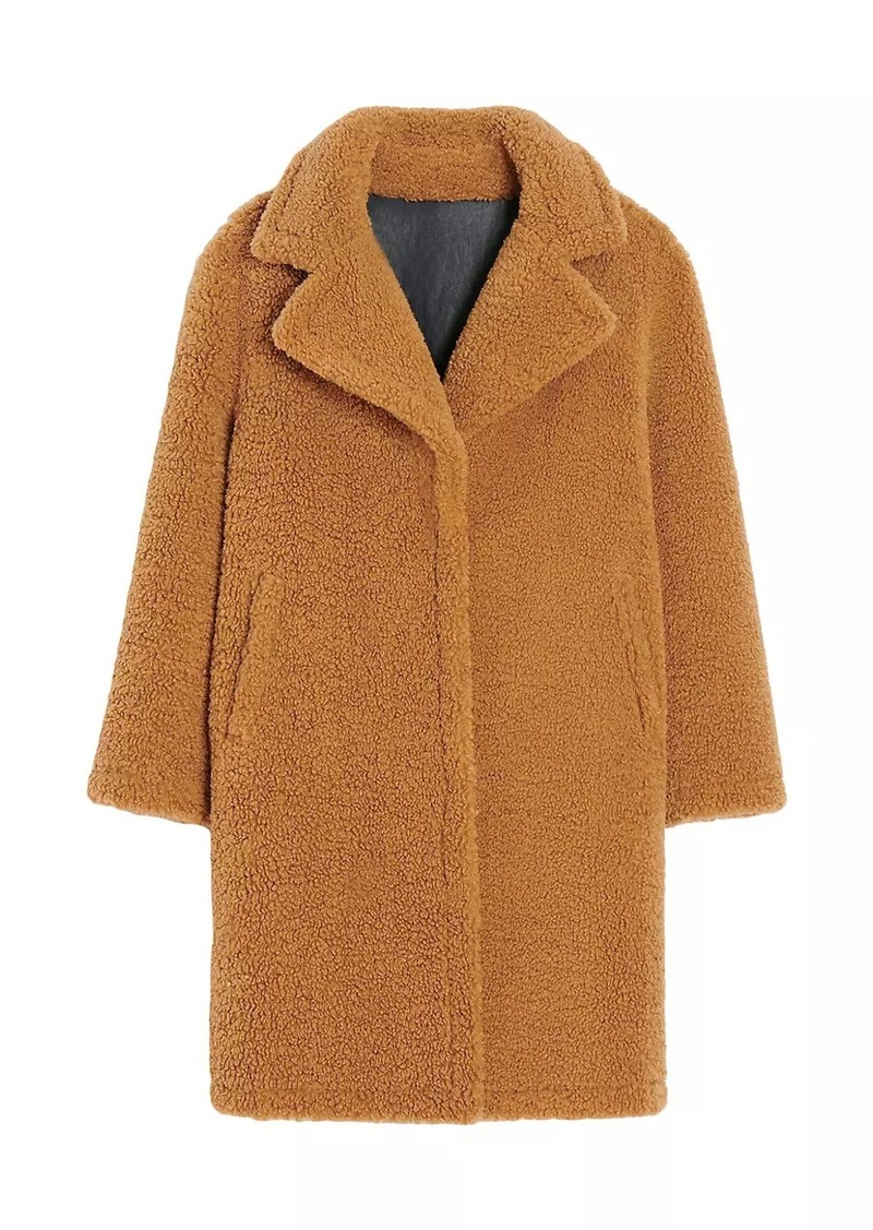 APPARIS Anei Faux-Leather & -Shearling Reversible Coat