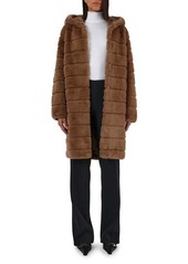 Apparis Celina 3 Hooded Faux Fur Coat