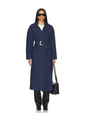 Apparis Tate Denim Trench Coat