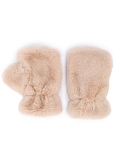 APPARIS Ariel faux-fur fingerless gloves